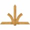 Ekena Millwork Redmond Rough Sawn Timber Gable Bracket, Western Red Cedar, 72"W x 48"H x 2"D x 6"F, 16/12 Pitch GBW072X48X0206RED00RWR - alternate 1